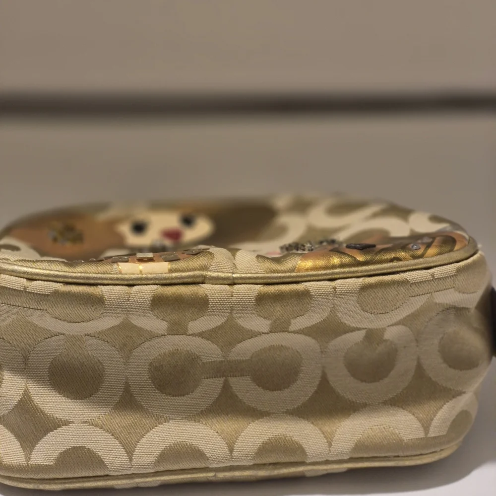 Coach Poppy Chan Goldy Cosmetic Pouch - Picture 6 of 6